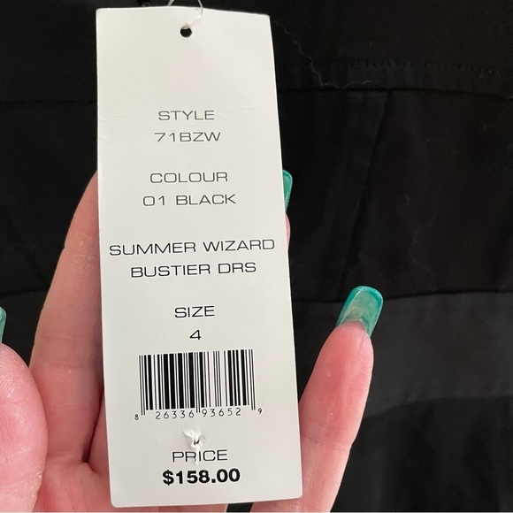 FRENCH Connection SUMMER WIZARD BUSTIER DRESS, Sweetheart neckline, Size 4 - Picture 9 of 11